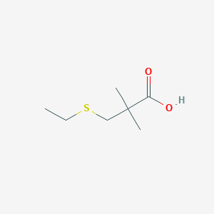 3-(Ethylthio)-2,2-dimethylpropanoic acid