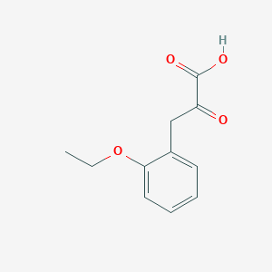 molecular formula C11H12O4 B13604476 3-(2-Ethoxyphenyl)-2-oxopropanoic acid 