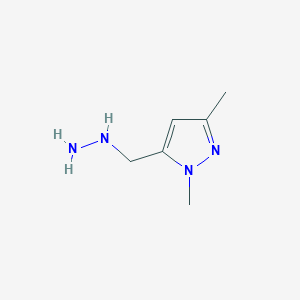 5-(hydrazinylmethyl)-1,3-dimethyl-1H-pyrazole