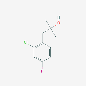 1-(2-Chloro-4-fluorophenyl)-2-methylpropan-2-ol