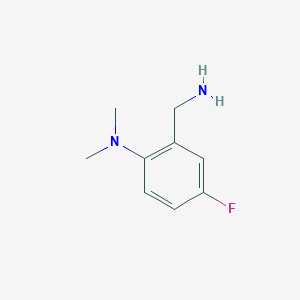 2-(aminomethyl)-4-fluoro-N,N-dimethylaniline