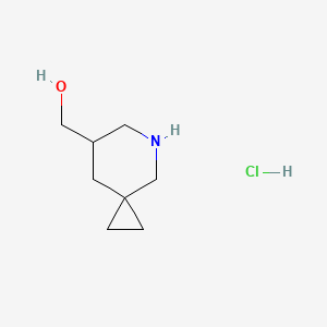 {5-Azaspiro[2.5]octan-7-yl}methanolhydrochloride