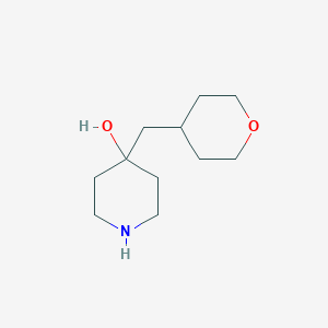 4-((Tetrahydro-2h-pyran-4-yl)methyl)piperidin-4-ol