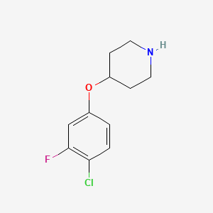 4-(4-Chloro-3-fluorophenoxy)piperidine