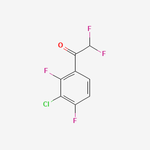 1-(3-Chloro-2,4-difluorophenyl)-2,2-difluoroethanone