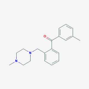 3'-Methyl-2-(4-methylpiperazinomethyl) benzophenone