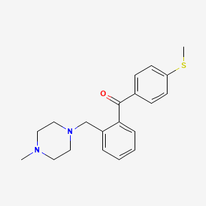 2-(4-Methylpiperazinomethyl)-4'-thiomethylbenzophenone