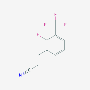 3-(2-Fluoro-3-(trifluoromethyl)phenyl)propanenitrile