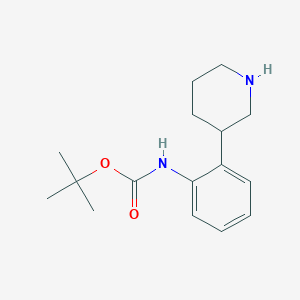 (2-Piperidin-3-YL-phenyl)-carbamic acid tert-butyl ester