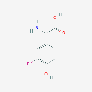 2-Amino-2-(3-fluoro-4-hydroxyphenyl)acetic acid