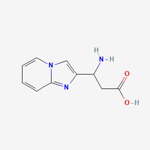 3-Amino-3-(imidazo[1,2-a]pyridin-2-yl)propanoic acid