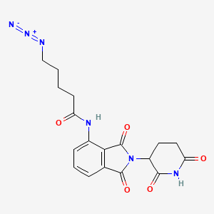 5-azido-N-[2-(2,6-dioxopiperidin-3-yl)-1,3-dioxo-2,3-dihydro-1H-isoindol-4-yl]pentanamide