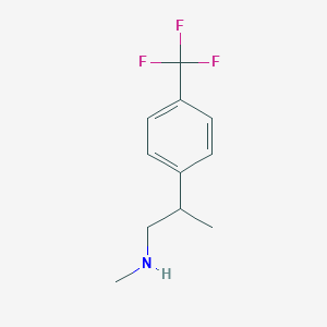 n-Methyl-2-(4-(trifluoromethyl)phenyl)propan-1-amine