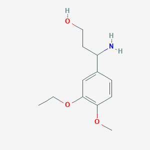 I(3)-Amino-3-ethoxy-4-methoxybenzenepropanol