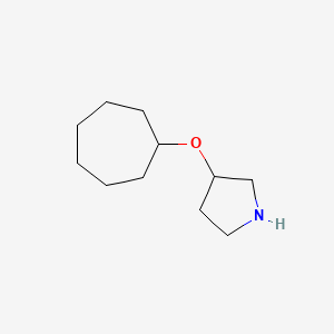 3-(Cycloheptyloxy)pyrrolidine