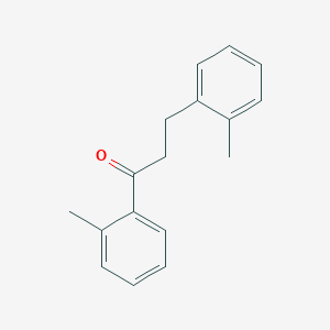 molecular formula C17H18O B1360497 2'-甲基-3-(2-甲基苯基)丙酮 CAS No. 898789-04-3
