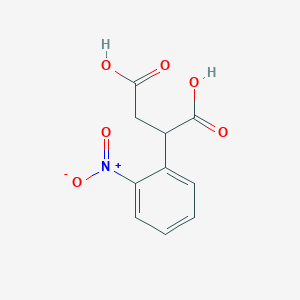 2-(2-Nitrophenyl)butanedioic acid