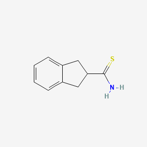 2,3-dihydro-1H-indene-2-carbothioamide