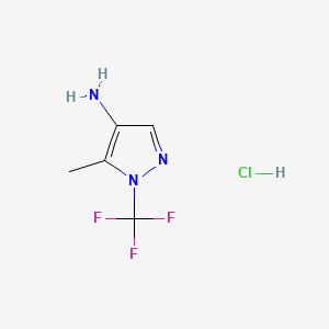 5-methyl-1-(trifluoromethyl)-1H-pyrazol-4-aminehydrochloride