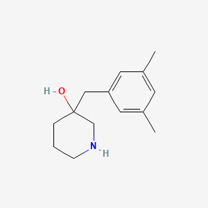 3-(3,5-Dimethylbenzyl)piperidin-3-ol