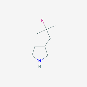 3-(2-Fluoro-2-methylpropyl)pyrrolidine