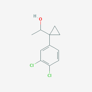 1-[1-(3,4-Dichlorophenyl)cyclopropyl]ethan-1-ol