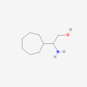 2-Amino-2-cycloheptylethan-1-ol