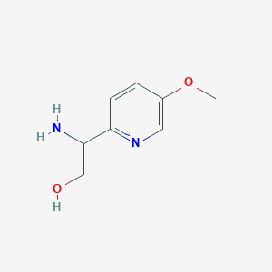 2-Amino-2-(5-methoxypyridin-2-yl)ethan-1-ol