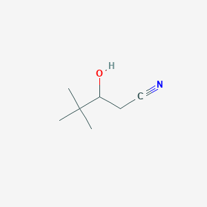 3-Hydroxy-4,4-dimethylpentanenitrile