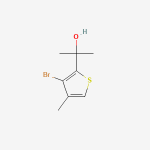 3-Bromo-alpha,alpha,4-trimethyl-2-thiophenemethanol