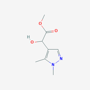 methyl 2-(1,5-dimethyl-1H-pyrazol-4-yl)-2-hydroxyacetate