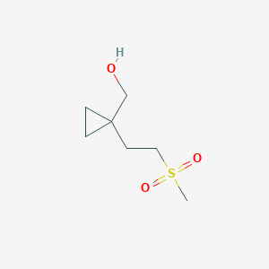 (1-(2-(Methylsulfonyl)ethyl)cyclopropyl)methanol