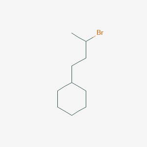 molecular formula C10H19Br B13605180 (3-Bromobutyl)cyclohexane 