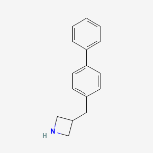 3-[(4-Phenylphenyl)methyl]azetidine