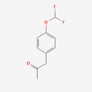 molecular formula C10H10F2O2 B13605186 1-(4-(Difluoromethoxy)phenyl)propan-2-one 