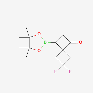 6,6-Difluoro-3-(4,4,5,5-tetramethyl-1,3,2-dioxaborolan-2-yl)spiro[3.3]heptan-1-one