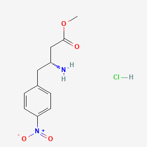 methyl(3R)-3-amino-4-(4-nitrophenyl)butanoatehydrochloride