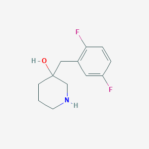 3-(2,5-Difluorobenzyl)piperidin-3-ol