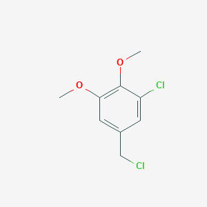 1-Chloro-5-(chloromethyl)-2,3-dimethoxybenzene