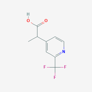 2-(2-(Trifluoromethyl)pyridin-4-yl)propanoic acid