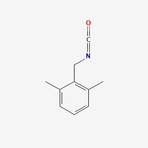 5-Bromo-2-(isocyanatomethyl)-1,3-dimethylbenzene