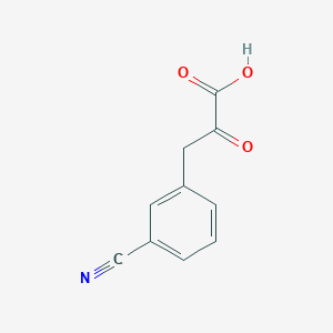 3-(3-Cyanophenyl)-2-oxopropanoic acid