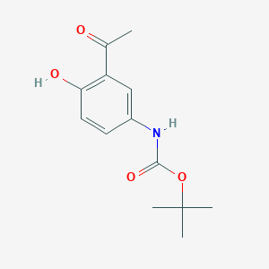 tert-butyl N-(3-acetyl-4-hydroxyphenyl)carbamate