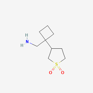 3-(1-(Aminomethyl)cyclobutyl)tetrahydrothiophene 1,1-dioxide