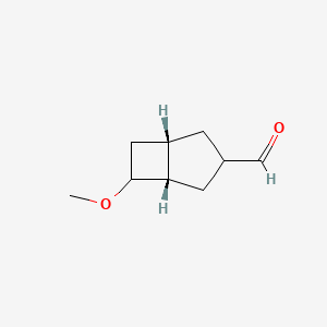 rac-(1R,5R)-6-methoxybicyclo[3.2.0]heptane-3-carbaldehyde