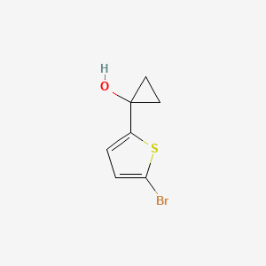 1-(5-Bromothiophen-2-yl)cyclopropan-1-ol