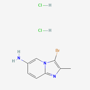 3-Bromo-2-methylimidazo[1,2-a]pyridin-6-amine dihydrochloride