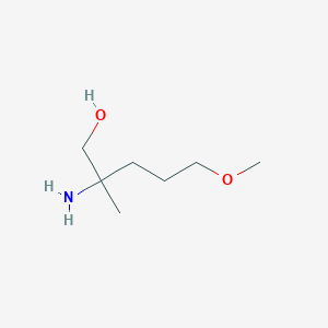 2-Amino-5-methoxy-2-methylpentan-1-ol