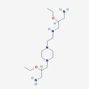 3-(4-{2-[(3-Amino-2-ethoxypropyl)amino]ethyl}piperazin-1-yl)-2-ethoxypropan-1-amine