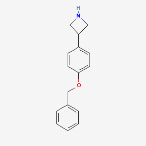 3-(4-(Benzyloxy)phenyl)azetidine